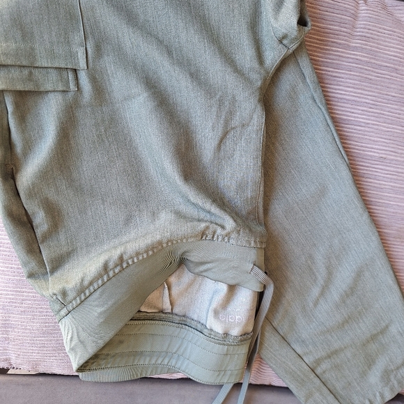 Scrub Pants Sage Green Sz1X Like New - Picture 4 of 6